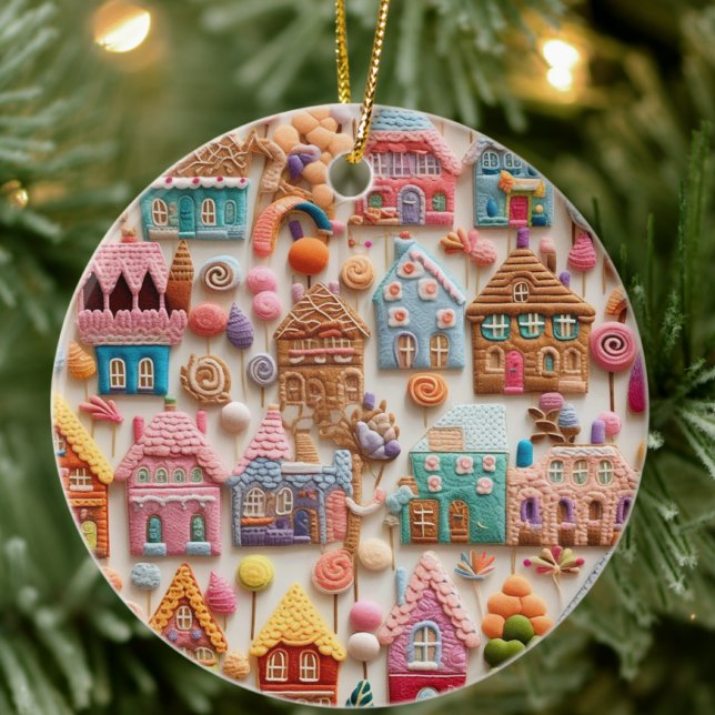 Décoration En Céramique Maison de pain d'épice de Noël (Créateur téléchargé)