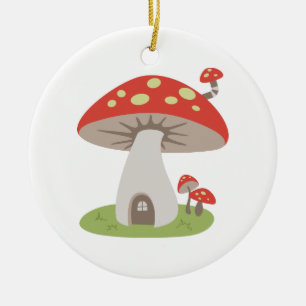 Décoration En Céramique Maison des champignons
