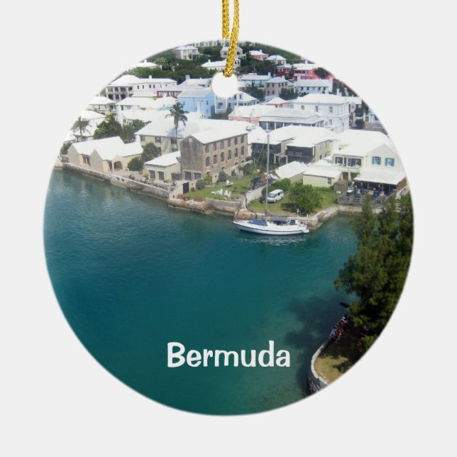 Décoration En Céramique Maisons des Bermudes, Bermudes (Devant)