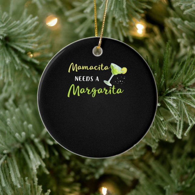 Décoration En Céramique Mamacita A Besoin D'Une Margarita (Arbre)