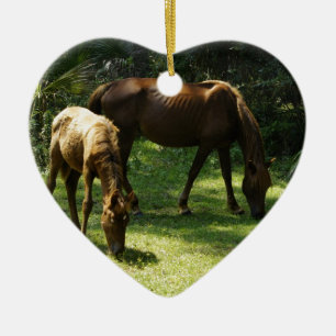 Décoration En Céramique Maman et bébé