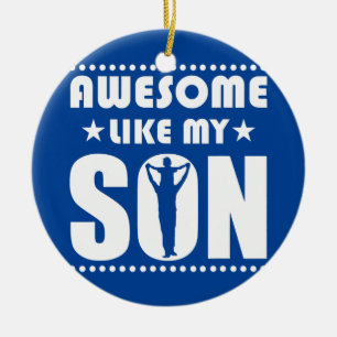 Décoration En Céramique Maman Papa Cite Awesome Comme Mon Fils Heureux Pèr