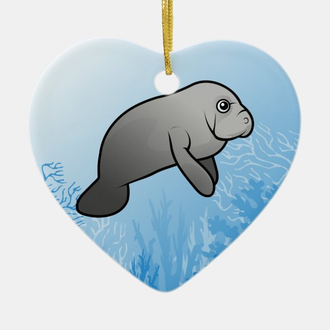 Décoration En Céramique Manatee (Devant)