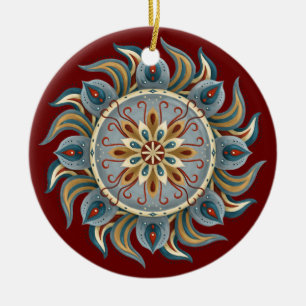 Décoration En Céramique Mandala
