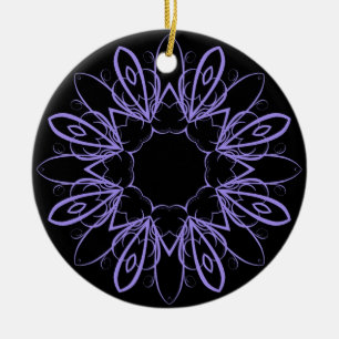 Décoration En Céramique Mandala de fantaisie de bigorneau