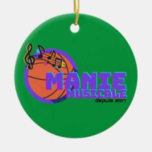 Décoration En Céramique Manie Musicale Ornament