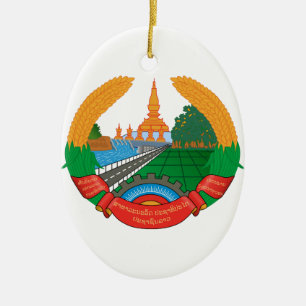 Décoration En Céramique Manteau des Laotiens des bras