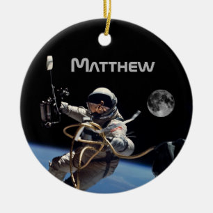 Décoration En Céramique Marche spatiale pour astronaute personnel