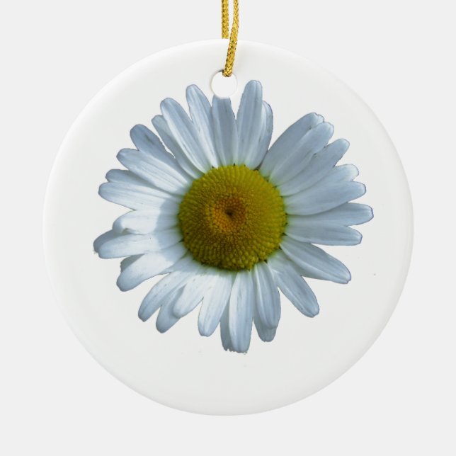 Décoration En Céramique Marguerite blanche (Devant)