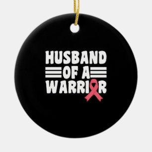 Décoration En Céramique Mari D'Un Guerrier Sensibilisation Au Cancer Du Se