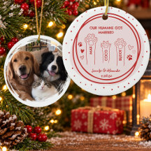 Mariage d'animaux de compagnie Photo Double face