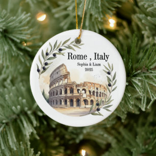 Décoration En Céramique Mariage sur mesure au Colosseum ou souvenir de lun
