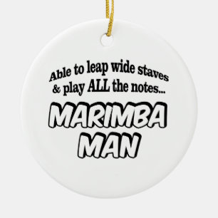 Décoration En Céramique Marimba Man