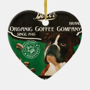 Décoration En Céramique Marque de boxeur - Organic Coffee Company