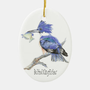 Décoration En Céramique Martin-pêcheur - Oiseau, Nature