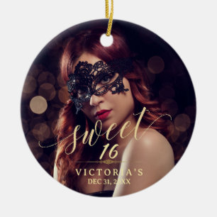 Décoration En Céramique Masquerade Photo Sweet 16