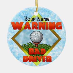 Décoration En Céramique Mauvais Golfeur Golf