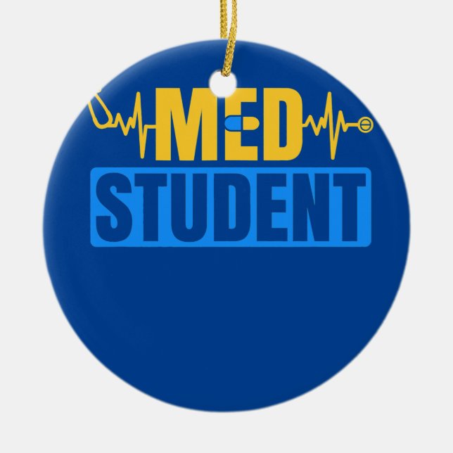 Décoration En Céramique Médecin de l'avenir étudiant Médecin Médicale (Devant)