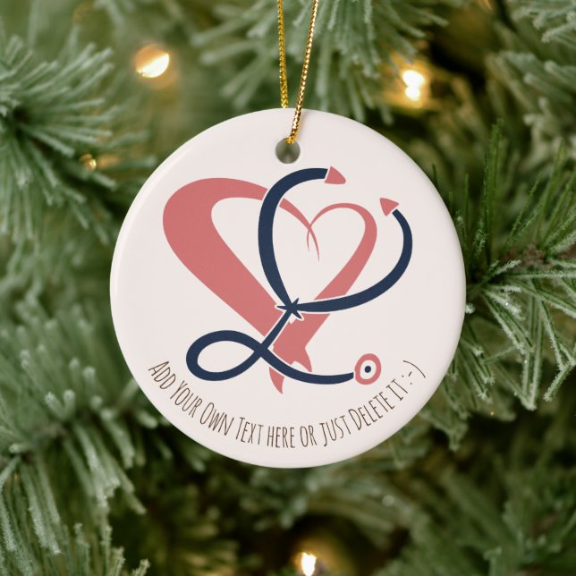 Décoration En Céramique Médecin, infirmière, ambulancier, modèle de cadeau (Arbre)