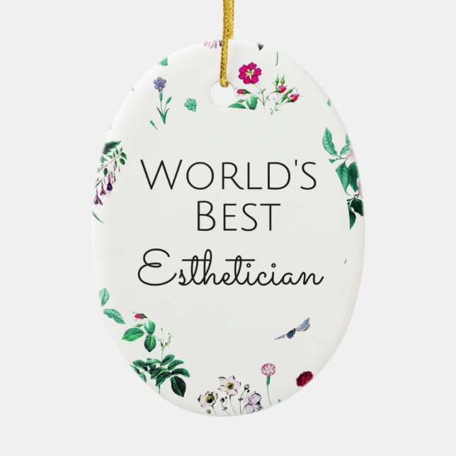 Décoration En Céramique Meilleur cadeau Esthétique du monde 4 (Devant)