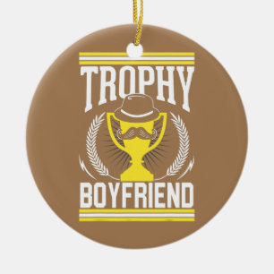Décoration En Céramique Meilleur Garçon Porté Trophée Moustache