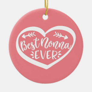 Décoration En Céramique Meilleur Nonna jamais