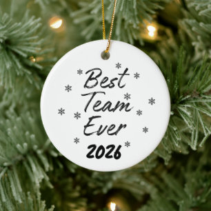 Décoration En Céramique Meilleure Équipe de Collègues