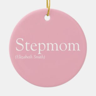 Décoration En Céramique Meilleure stepmère, Stepmother définition rose