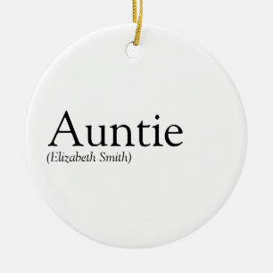 Décoration En Céramique Meilleure Tante, Tante, Tia Définition