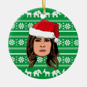 DÉCORATION EN CÉRAMIQUE MELANIA TRUMP