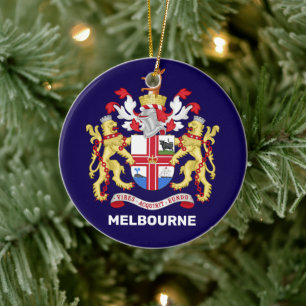 Décoration En Céramique Melbourne, Australie - blason