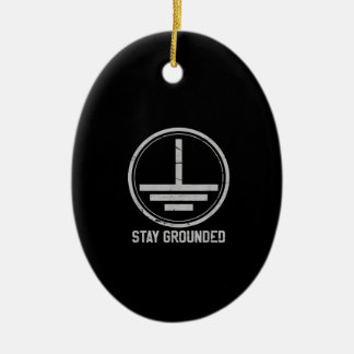 Décoration En Céramique Mens Electrician - Restez au sol amusant Nerd