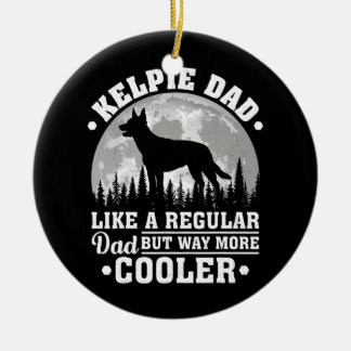Décoration En Céramique Mens Kelpie Dad Like A Regular Dad Funny Kelpie