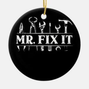 Décoration En Céramique Mens Mr. Fix It for a Handyman Craftsman