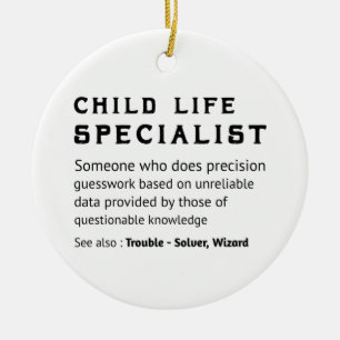 Décoration En Céramique Merci cadeau pour le spécialiste de la vie des en