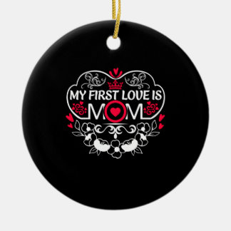 Décoration En Céramique Mère Art Mon Premier Amour Est Maman