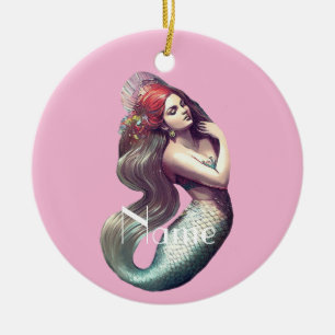 Décoration En Céramique Mermaid Beauté de Redhead Thunder_Cove