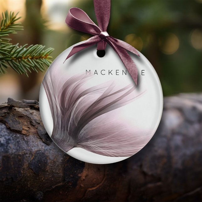 Décoration En Céramique Mermaid Mod Tail | Dusty Mauve Rose Sheen Personna (Créateur téléchargé)