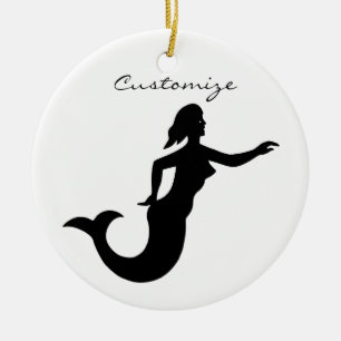 Décoration En Céramique Mermaid Silhouette Thunder_Cove
