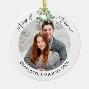 Décoration En Céramique Merry and Married Photo