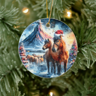 Décoration En Céramique Merry Christmas