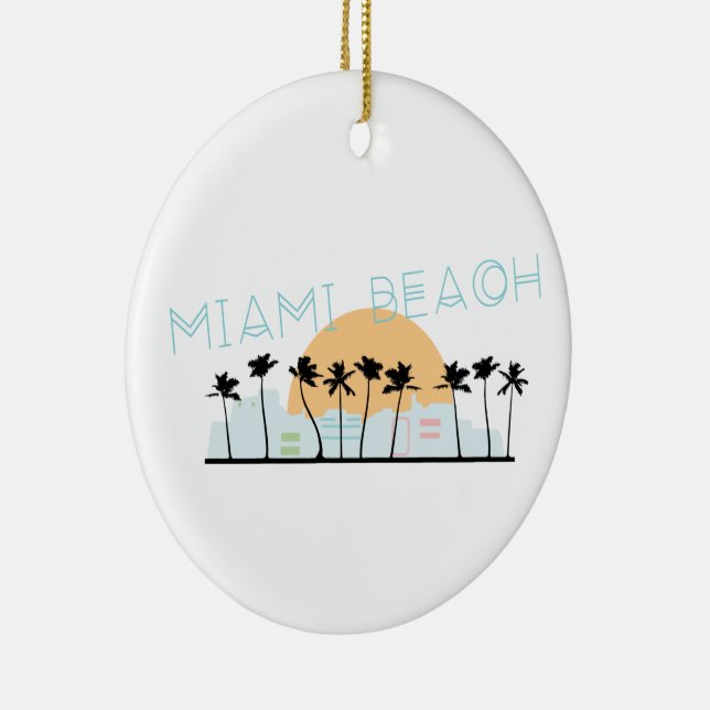 Décoration En Céramique Miami Beach (Droite)