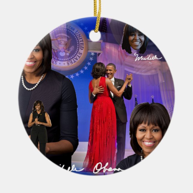 Décoration En Céramique Michelle Obama (Devant)