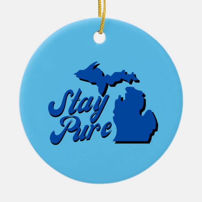 Décoration En Céramique Michigan - Plan de l'ornement (Devant)