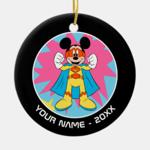 Décoration En Céramique Mickey Mouse Super Héros Mignon