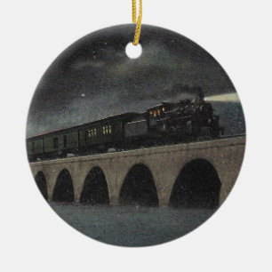 Décoration En Céramique Midnight Florida Locomotive