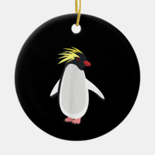 Décoration En Céramique Mignon Manchot Rockhopper Drôle Animal Antarctique