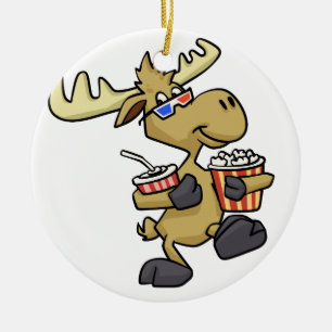 Décoration En Céramique Mignons Portant des lunettes 3D  choisir la couleu