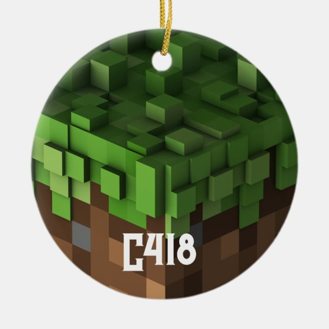 Décoration En Céramique Minecraft C418 (Devant)