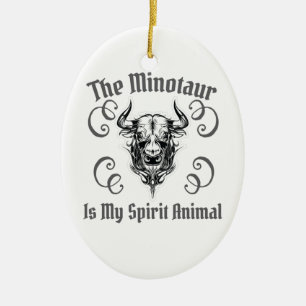 Décoration En Céramique Minotaur My Spirit Animal Ancient Greek Mythology